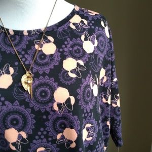 Lularoe Disney Irma tunic Minnie mouse silhouette